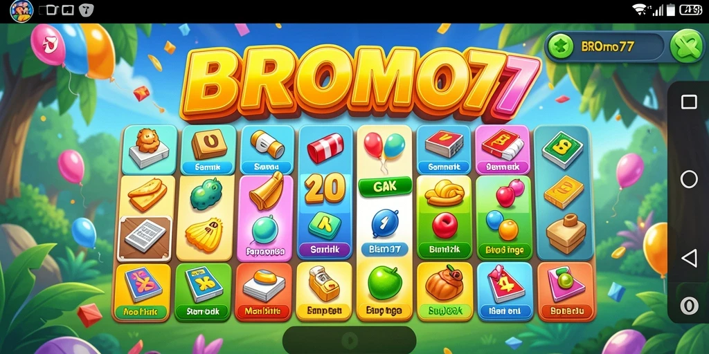Tangkapan layar gameplay BROMO77 yang menarik dan mengasyikkan.