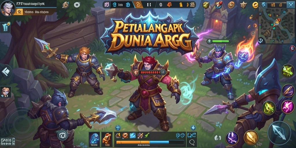 Gameplay ARPG yang mendebarkan penuh dengan aksi dan strategi.